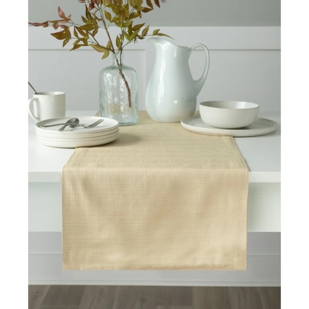 Elegant Beige Table Runner for Dining
16X80